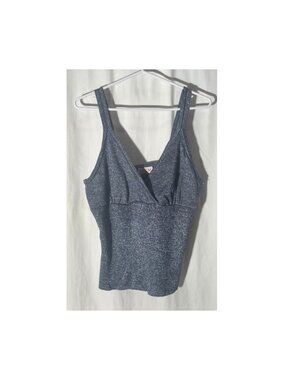 Silver & Blue Elegant Design Top